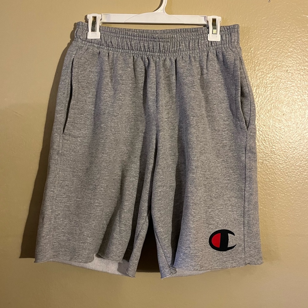 Men’s Light Gray Champion Shorts